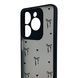 Чохол для телефона Tecno Spark 20C BG7n с 3D принтом бантики з серцями із захистом камери чорний 0059376 фото 4