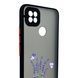 Чехол для телефона Xiaomi Redmi 9C с 3D принтом лаванда с бабочками с высокими бортами черный 0059326 фото 3