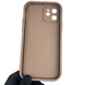 Чохол силіконовий Soft Touch з 3D принтом для Apple iPhone 12 коричневий (Повний захист камери) 0040230 фото 2