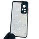 Чехол для Xiaomi 12 с блёстками с бабочками на сяоми 12 черный 0037699 фото 2