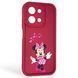 Чехол силиконовый Soft Touch с 3D принтом волшебной минни маус для Xiaomi Redmi 15C EU бордовый (Полная защита камеры) 0050346 фото 1