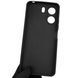 Чохол для Xiaomi Redmi 13C однотонний з квадратними гранями із захистом камери на сяомі редмі 13с чорний 0002308 фото 2