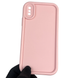 Чехол силиконовый Soft Touch для Apple iPhone X розовый (Полная защита камеры) 0039365 фото 1