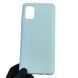 Чехол для Samsung Galaxy A51 (SM-A515F) силиконовый с микрофиброй нескользящий на самсунг а51 голубой 0032001 фото 1