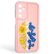Чехол силиконовый Soft Touch с 3D принтом для Samsung Galaxy A16 (SM-A165) пудровый (Полная защита камеры) 0041914 фото 1