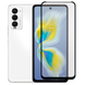Захисне скло 6D OG для телефона Tecno Camon 18 (CH6n) повноекранне протиударне на техно камон 18 чорне 0013927 фото 1