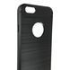 Чохол для телефона Apple iPhone 6 карбоновий протиударний з високими бортами чорний 0051733 фото 4