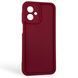 Чохол силіконовий Soft Touch для Motorola G54 бордовий (Повний захист камери) 0054415 фото 1