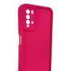 Чехол силиконовый Soft Touch для Xiaomi Poco M3 малиновый (Полная защита камеры) 0053881 фото 3