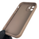 Чохол силіконовий Soft Touch з 3D принтом для Apple iPhone 12 коричневий (Повний захист камери) 0040230 фото 3