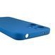 Чехол для Xiaomi Redmi 12 4G силиконовый с микрофиброй нескользящий на сяоми редми 12 4г синий 0032568 фото 2