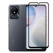Захисне скло для телефона Vivo Y02 протиударне повноекранне на віво у02 чорне