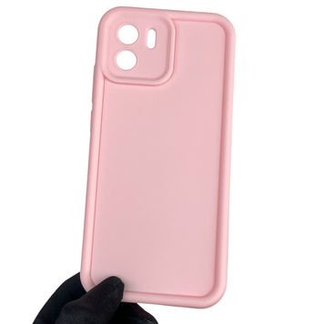Чехол силиконовый Soft Touch для Xiaomi Redmi A1 розовый (Полная защита камеры) 0039904 фото
