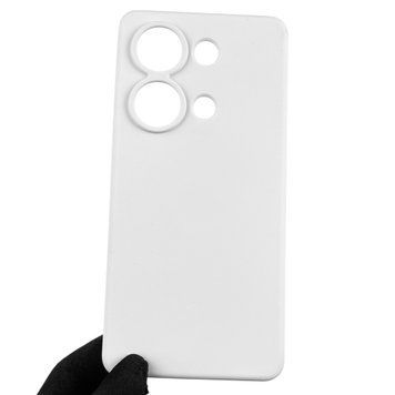 Чехол для Xiaomi POCO M6 Pro 4G силиконовый с микрофиброй нескользящий на сяоми поко м6 про 4г белый 0032510 фото