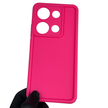 Чехол силиконовый Soft Touch для Xiaomi Redmi Note 14S малиновый (Полная защита камеры) 0040044 фото