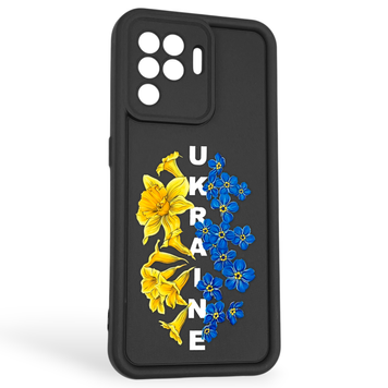 Чехол силиконовый Soft Touch с 3D принтом для Oppo Reno 5 Lite черный (Полная защита камеры) 0041806 фото