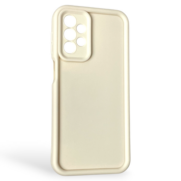 Чехол силиконовый Soft Touch для Samsung Galaxy A23 5G молочный (Полная защита камеры) 0044029 фото