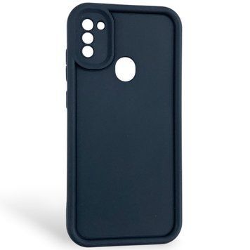 Чехол силиконовый Soft Touch для Samsung Galaxy M11 черный (Полная защита камеры) 0053982 фото