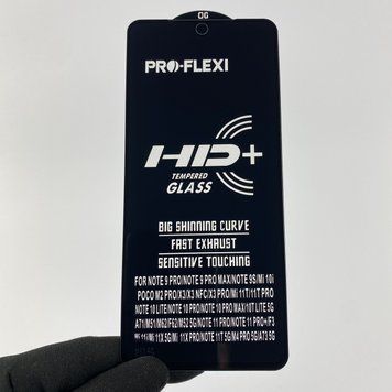 Захисне скло для телефона Xiaomi Redmi Note 9 Pro протиударне повноекранне на сяомі редмі нот 9 про чорне 0001099 фото