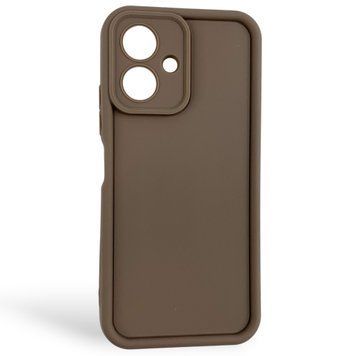 Чехол силиконовый Soft Touch для Tecno Spark POP 10 4G коричневый (Полная защита камеры) 0054471 фото