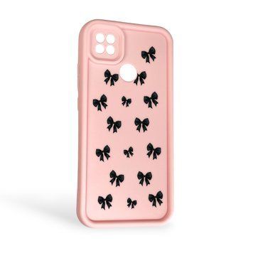 Чехол силиконовый Soft Touch с 3D принтом для Xiaomi Redmi 10A розовый (Полная защита камеры) 0040767 фото