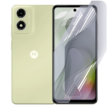 Плёнка гидрогелевая для Motorola Moto E14 МАТОВАЯ противоударная на моторола е14 прозрачная 0033710 фото