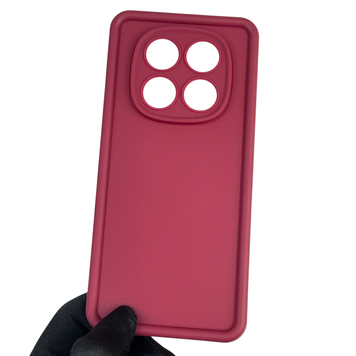 Чохол силіконовий Soft Touch для Xiaomi Redmi Note 14 Pro 4G бордовий (Повний захист камери) 0040027 фото