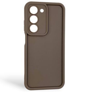 Чехол силиконовый Soft Touch для Realme C75 коричневый (Полная защита камеры) 0054183 фото