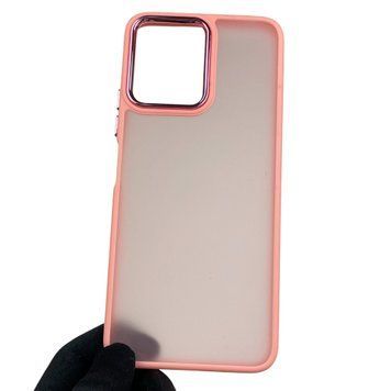 Чехол для Xiaomi Redmi 12 4G противоударный матовый с высокими бортами сяоми редми 12 розовый 0000309 фото
