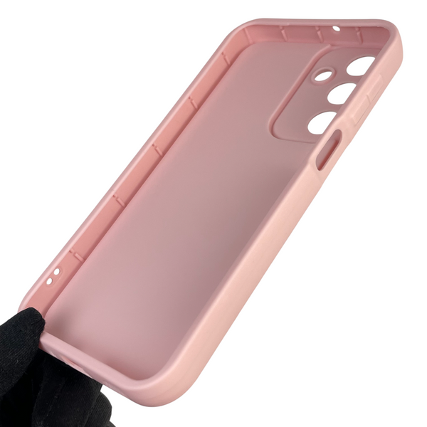 Чехол силиконовый Soft Touch с 3D принтом для Samsung Galaxy A16 5G (SM-A166) пудровый (Полная защита камеры) 0041915 фото
