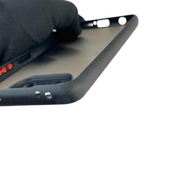 Чохол для телефона Xiaomi Poco X3 з високими бортами із захистом камери на сяомі поко х3 чорний 0026184 фото
