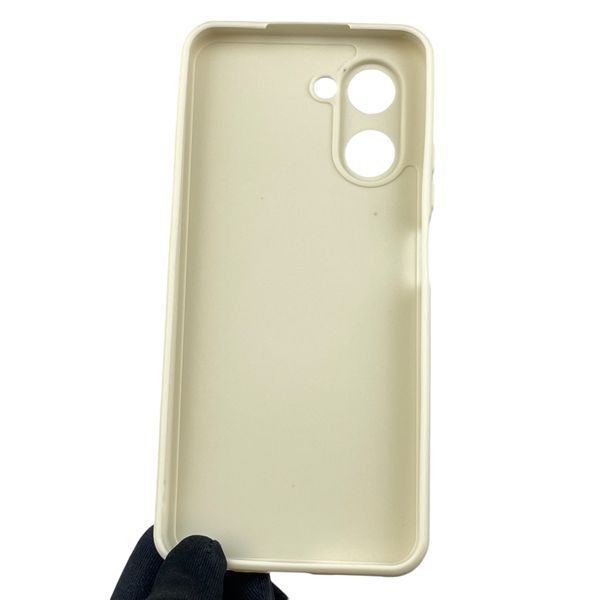 Чехол для OPPO A17 с квадратными гранями с защитой камеры на оппо а17 бежевый 0012491 фото