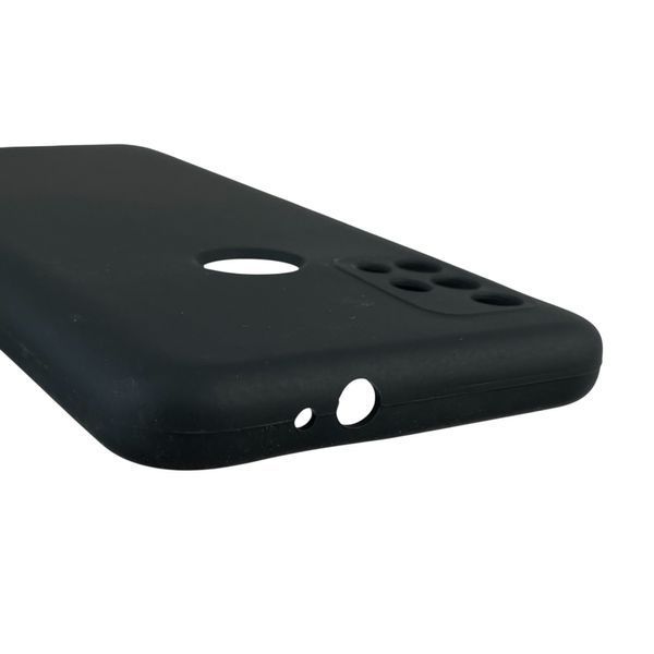 Чехол для Motorola Moto G20 (XT2128-1) силиконовый с микрофиброй нескользящий на моторола г20 черный 0031755 фото