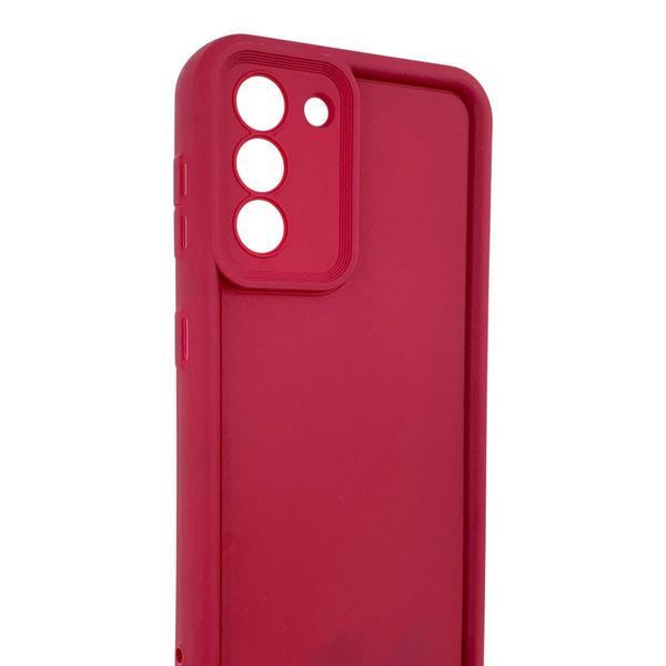 Чохол силіконовий Soft Touch для Samsung Galaxy S21 бордовий (Повний захист камери) 0054032 фото
