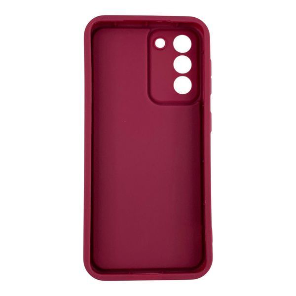 Чохол силіконовий Soft Touch для Samsung Galaxy S21 бордовий (Повний захист камери) 0054032 фото