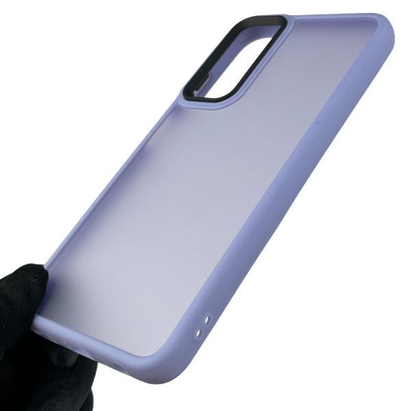 Чехол для Samsung Galaxy A05S SM-A057 противоударный матовый с высокими бортами на самсунг а05с сиреневый 0000763 фото