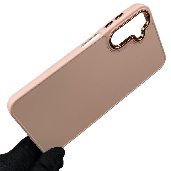 Чохол для Samsung Galaxy A24 (SM-A245F) із захистом на камері з мікрофіброю на самсунг а24 пудровий 0012160 фото
