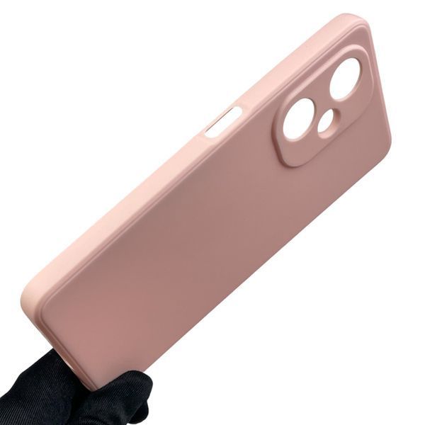Чехол для OnePlus Nord CE 3 Lite с квадратными гранями с защитой камеры на ванплас норс се 3 лайт пудровый 0012387 фото