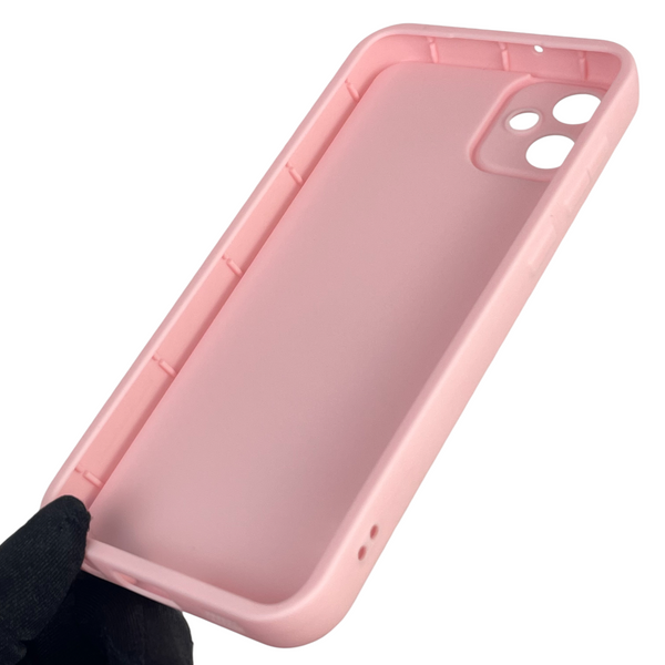 Чохол силіконовий Soft Touch з 3D принтом для Samsung Galaxy A05 (SM-A055) рожевий (Повний захист камери) 0041856 фото