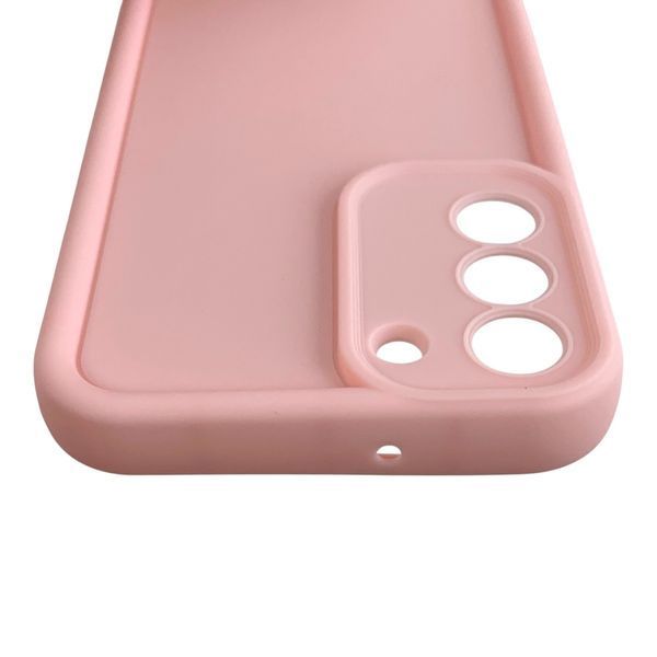 Чехол силиконовый Soft Touch для Samsung Galaxy S22 Plus розовый (Полная защита камеры) 0054077 фото