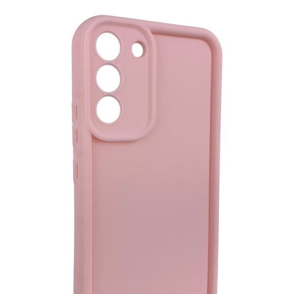 Чехол силиконовый Soft Touch для Samsung Galaxy S22 Plus розовый (Полная защита камеры) 0054077 фото