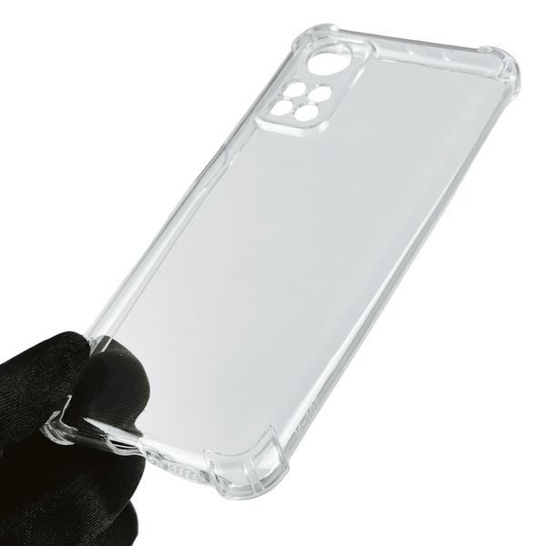 Чехол для Xiaomi Mi 10T Pro с бронь углами выше экрана противоударный на сяоми ми 10т про прозрачный 0002482 фото