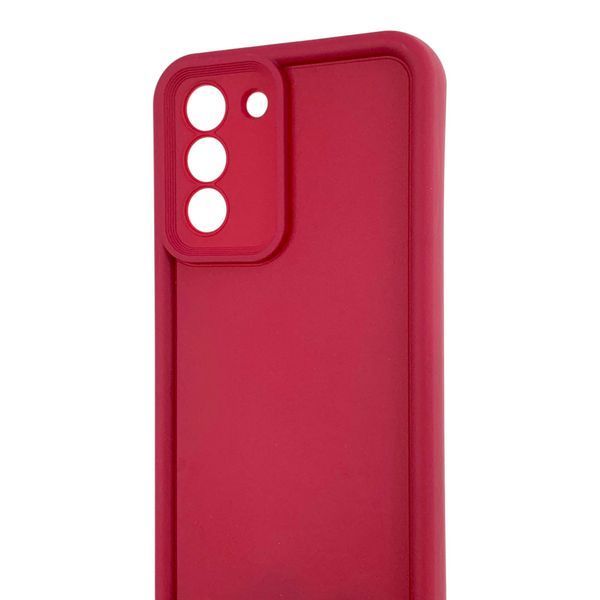 Чохол силіконовий Soft Touch для Samsung Galaxy S21 бордовий (Повний захист камери) 0054032 фото