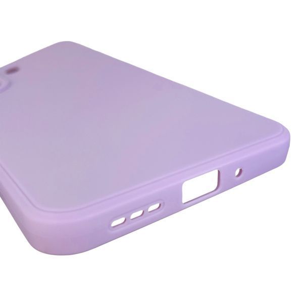 Чохол для Xiaomi Redmi 13C однотонний з квадратними гранями із захистом камери на сяомі редмі 13с бузковий 0002306 фото