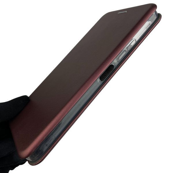 Чохол-книжка для TECNO Spark 9 Pro KH7n з підставкою на техно спарк 9 про бордова 0001653 фото