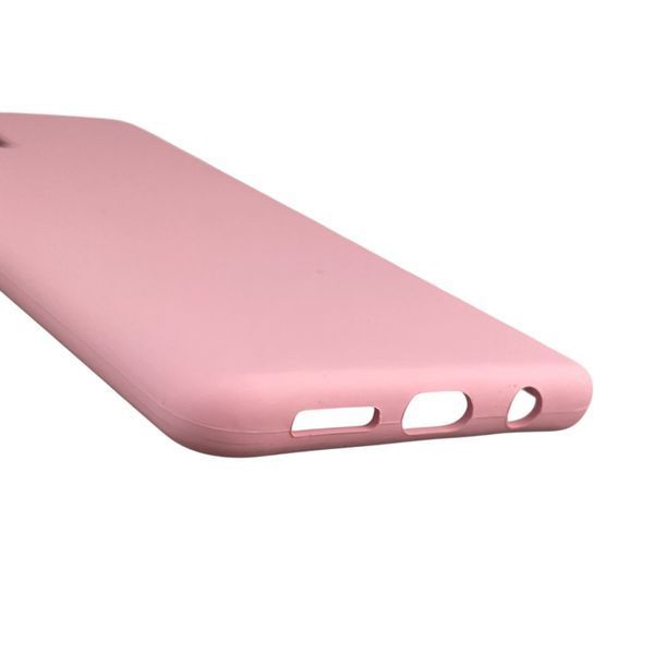 Чехол для Samsung Galaxy A51 (SM-A515F) силиконовый с микрофиброй нескользящий на самсунг а51 розовый 0032002 фото