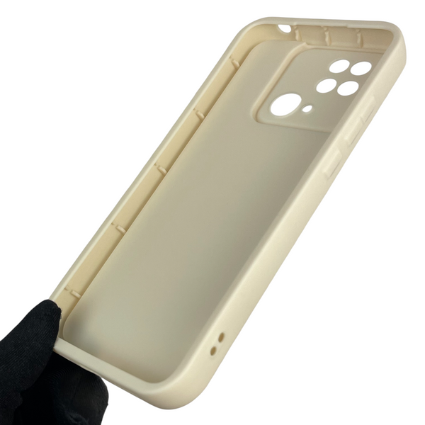 Чехол силиконовый Soft Touch для Xiaomi Redmi 10C молочный (Полная защита камеры) 0039792 фото