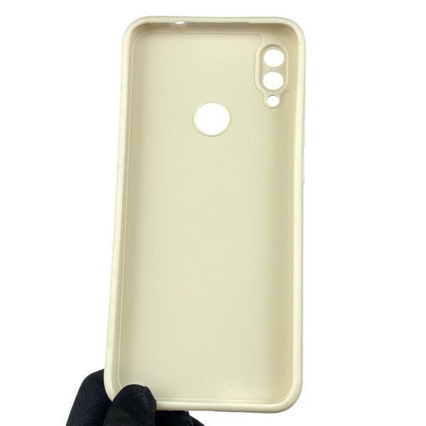 Чехол для Xiaomi Redmi Note 7 Pro с квадратными гранями с защитой камеры на сяоми редми нот 7 про бежевый 0012893 фото