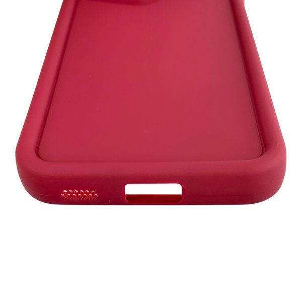 Чохол силіконовий Soft Touch для Samsung Galaxy S21 бордовий (Повний захист камери) 0054032 фото