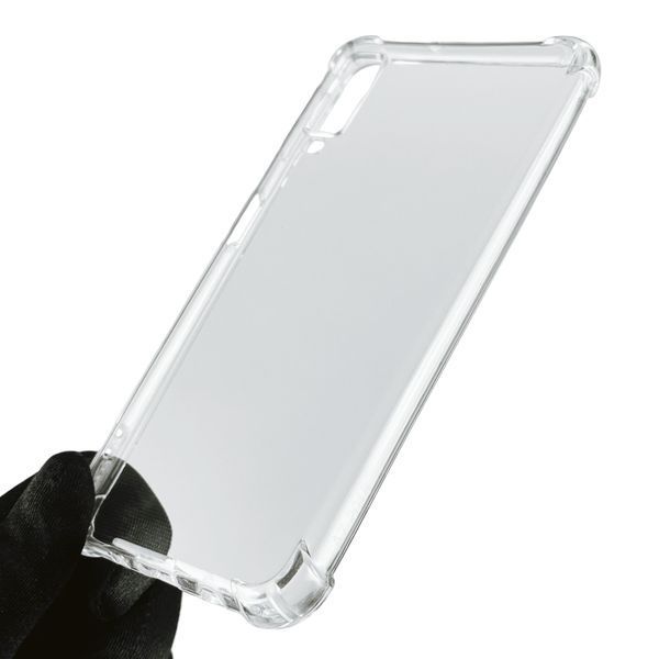 Чехол для Samsung Galaxy A7 2018 SM-A750 с бронь углами выше экрана противоударный самсунг а7 а750 прозрачный 0002438 фото